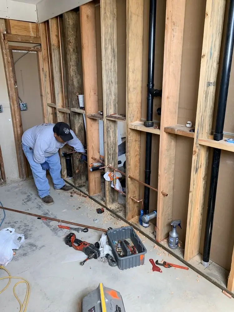 Commercial rough-in plumbing for Gas Line Repair in Zucksville